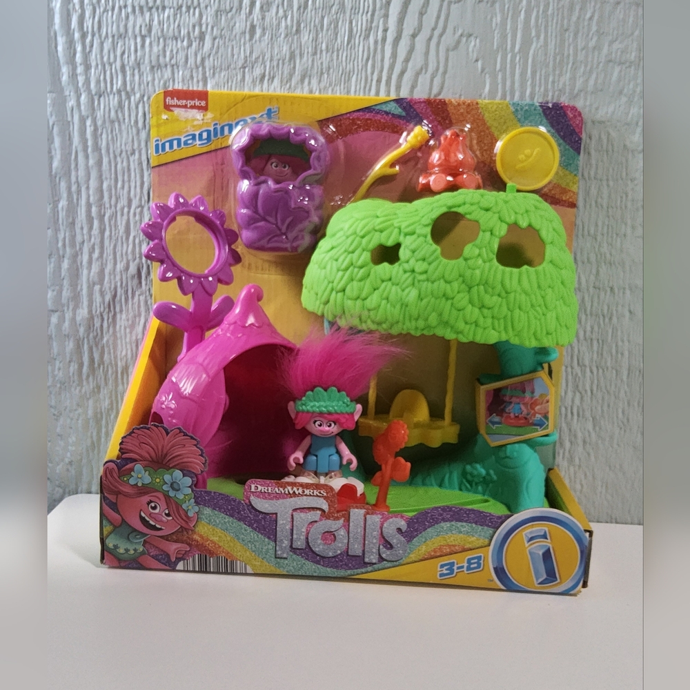 Fisher-Price Trolls Flower‎ Fun Campsite